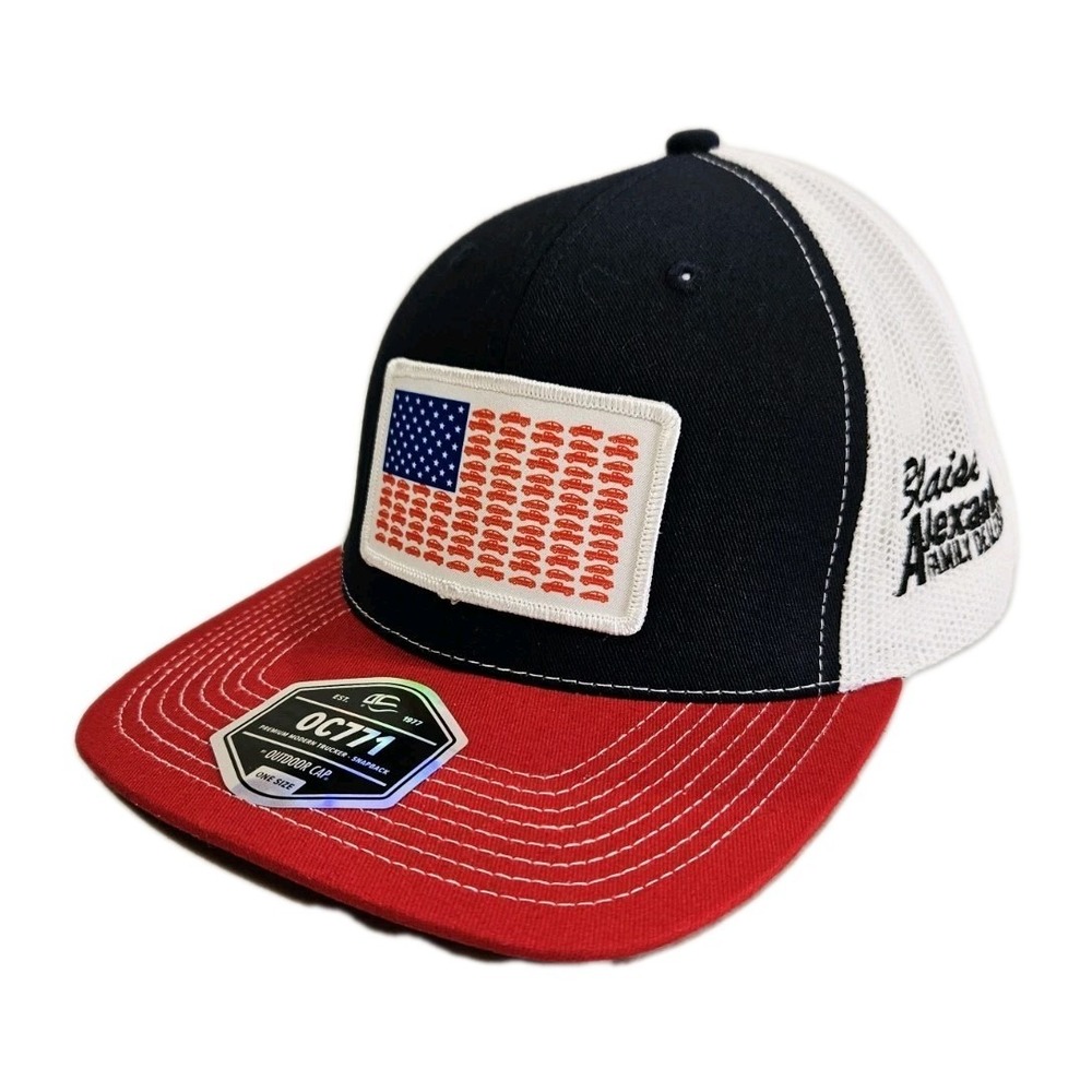 USA‎ Outdoor Cap Flag Hat OSFA With Blair Alexander Patch
